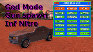 Raw download clone embed print report. Jailbreak Exploit Script Pastebin God Mode Gun Spawn Infinite Nitro And More Youtube