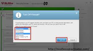 Keep in mind that, if mcafee is your only antivirus software, turning it. How To Turn Off Mcafee Firewall In Windows 10 And Mac Mcafee Com Activate