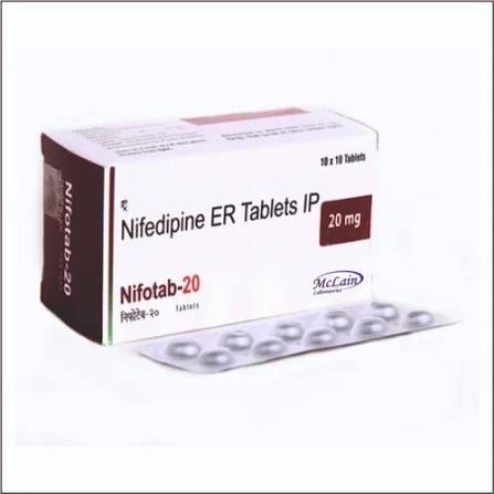 Nifedipine 20 Mg Tablet, 10*10 Alu-alu, Prescription at ₹ 125/box in Chandigarh