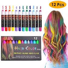 If it does not look good, i will simply wash it out. 12 Color Temporary Hair Dye Hair Chalk Pens Crayon For Hair Colorly Dye Face Kit Safe Buy At A Low Prices On Joom E Commerce Platform
