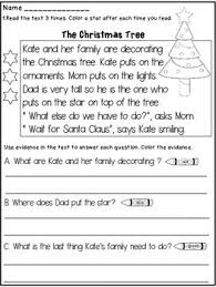 1st Grade Christmas Activities Christmas Activities For First Grade Christmas Reading Passages First Grade Reading Reading Comprehension Worksheets