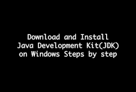 Download And Install Java Development Kit Jdk On Windows Steps By Step Dhanu N Joy In 2020 Java Installation Development