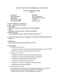 Pada format daftar kehadiran guru yang terdapat pada halaman inipun dimana di buat dengan menggunakan perangkat software berbasis format absen guru harian excel. Contoh Rpa Pdf