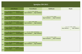 Die em spielplan vorlage zeigt den aktuellen spieltag an. Em Spielplan 2021 Fur Excel