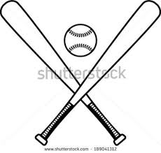 Baseball Bat And Ball Black And White Clipart Baseball Bats And Baseball Vector Illustration Baseball Bat Baseball Vector Espn Baseball