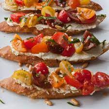 Most wines will pair, but stay away from sweeter wines. Tomato Crostini With Whipped Feta Recipe Appetizer Recipes Whipped Feta Food Recipes