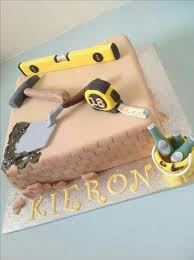 Moderno Bizcocho De Cumpleaños Para Hombre Pastel Albanil Pastel De Construccion Pastel De Cumpleanos Tortas Para Hombres