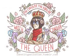 You Can Be The King But Watch The Queen Conquer Danchou Dare Attack On Titan Anime Attack On Titan Anime