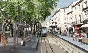 Premier jour pour la mise en service de la ligne d du tramway de bordeaux.j'ai testé depuis la station de départ carle vernet, en empruntant conjointement la. Richez Associes Bordeaux Tramway Line D