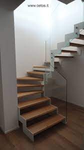 Parapetto In Vetro Con Fissaggi Puntuali Stairs Diseno De Escalera Escaleras Modernas Fachada De Casas Bonitas