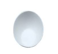 Biodegradable disposable sugarcane bagasse egg shape dish