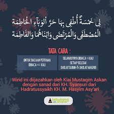 Doa Untuk Mencegah Virus Corona Tebuireng Online