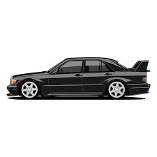 Nissan Gtr Vector Print On Behance Mercedes Benz 190e Mercedes Benz Benz