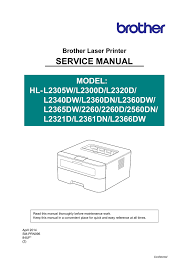 Resolve device driver error regulations: Brother Hl L2361dn Service Manual
