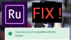 Known issues and limitations in adobe premiere rush. How To Fix Adobe Premiere Rush App Isnt Compatible With This Version For All Device Youtube