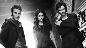 Unique damon salvatore posters designed and sold by artists. Black And White Photo Of Damon Salvatore Stefan Salvatore Elena Gilbert Hd The Vampire Diaries Wallpapers Hd Wallpapers Id 47651