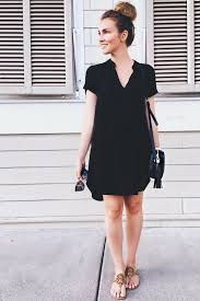 Cute Short Little Black Dress For Beach Days Simple Casual Dress For Everyday Angela Lanter Outfit Summer Day Outfits Hot Day Outfit Little Black Dress
