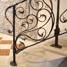 Transform your old wrought iron handrails to a cleaner, modern handrail by grinding. Wrought Iron Railing La Maestria Balustrade Indoor For Stairs