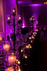 A Very Classy Halloween Wedding I Adore The Purple Lighting Halloween Themed Wedding Classy Halloween Wedding Masquerade Ball Decorations