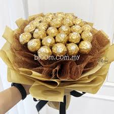 Featuring free premium glass vases, our flower and chocolate gifts are an elegant. Chocolate Indulgence Chocolate Flower Bouquet Chocolate Box Gift Malaysia Gift Shop Online Kuala Lumpur