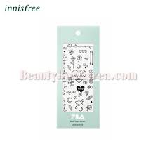 beauty box korea innisfree body tatoo sticker 1ea