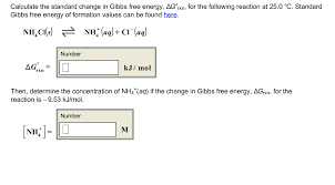 The change in free energy, δg, is equal to the sum of the enthalpy plus the product of the temperature and entropy of the system. Calculate The Standard Change In Gibbs Free Energy Chegg Com