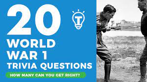 Which french general was the supreme allied commander during the first world war? 20 Trivia Questions World War 1 Quiz Ep 9 Youtube
