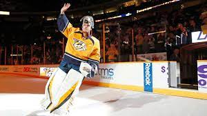 Joueur de hockey sur glace finlandais (fr); Pekka Rinne Named Nhl S First Star Of The Month