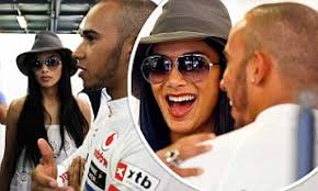 Reminds us of a certain other couple we haven't seen on a yacht trip yet this year. Nicole Scherzinger Resumed Her Place By Boyfriend Lewis Hamilton In His Race Paddock Daily Mail Online