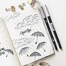 30 November Monthly Cover Page Ideas Perfect For Your Bullet Journal The Thrifty Bullet Journal Cover Ideas Bullet Journal Ideas Pages Bullet Journal Themes