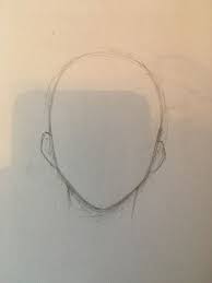 Basic Front Anime Head Shape For Anatomy Anime Head Shapes Drawing Heads Drawings