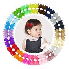 Women with fine hair can use oils to improve their hair's health. Ruyaa Small Pinwheel Hair Bow Clip For Baby Girl Fine Hair Toddler Hair Accessories Tiny Infant Barrettes Pairs Assorted 40pcs Buy Online In Guernsey At Desertcart