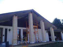 Once you paint the brick, you can never return to its original state. Painted Brick House Before And After How To Paint A Brick House
