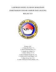 We did not find results for: Laporan Hasil Olahan Makanan Docx Laporan Hasil Olahan Makanan Dari Bahan Dasar Jamur Dan Jagung Kelas X 9 Disusun Oleh 1 Ajeng Ayu Putri 3 2 Alvela Course Hero