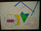 Resultado de imagen para arte abstracto con figuras geométricas para niños