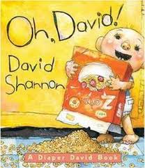 .and a picture of david doing th. Oh David Diaper David By David Shannon Board Book Target