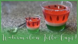 Easy Watermelon Jello Cups Youtube Watermelon Jello Jello Cups Watermelon Dessert