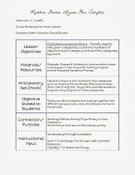 Madeline Hunter Lesson Plan Template Lesson Plan Examples Lesson Plan Templates Madeline Hunter Lesson Plan
