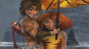 Eep then uses the horn to call him and he manages to save them with his fire torch. Movie Review The Croods You Can Give A Neanerthal New Colors But You Can T Give Him New Jokes Npr