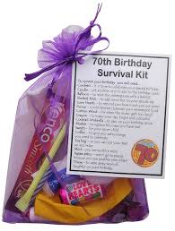 70th birthday gift ideas for delivery in ireland and worldwide. Related Image Birthday Survival Kit 70th Birthday Parties 70th Birthday