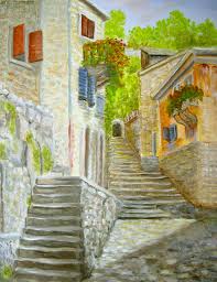This tour requires a minimum of six participants. The Old Town Painting By Katalin Luczay