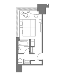 remm tokyo kyobashi corner twin 24 7 sqm ツインルーム ホテル デザイン