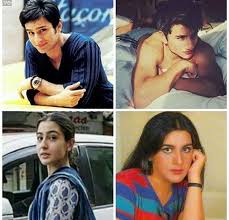 Saif Ali Khan And Son Ibrahim Ali Khan Amrita Singh And Daughter Sara Ali Khan Sara Ali Khan Celebrities Amrita Singh