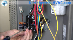 One is your high limit safety, and the other(s) is the temp your fan turns on. How To Replace A Contactor Relay Hvac A C Contactor Replacement Youtube