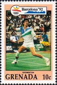Stamp: Badminton (Grenada 1992) - TouchStamps