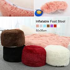 Check spelling or type a new query. Inflatable Round Ottoman Footrest Stool Super Soft Decorative Faux Fur Foot Stool Buy At A Low Prices On Joom E Commerce Platform