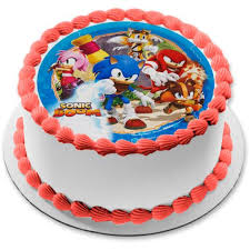 These are an easy and inexpensive way to make your cake look like a masterpiece. Sonic The Hedgehog Boom Amy Rose Knuckles The Echidna Edible Cake Topper Image Walmart Com Walmart Com