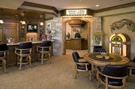 Always Wanted A Jukebox This Would Be A Fun Game Room For Downstairs Home Theater Rooms Media Room Design Bars For Home