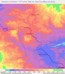 Get zambrano weather and area codes, time zone and dst. Elevation Of Zambrano Honduras Elevation Map Topography Contour