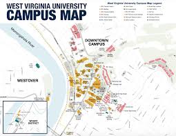 Grab A Downtown Campus Map To See One Of Our Three Campuses In Morgantown Campus Map College Exams University Campus